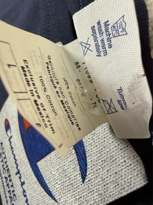 VTG Champion Tank Top Jersey Shirt Men Large Navy Blue Athletic Sleeveless gallery