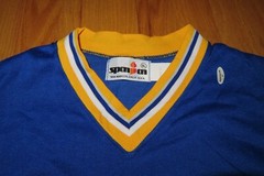 Vintage 70s Spanian Label – Baseball (XL) V-Neck Jersey SAN MARCOS California