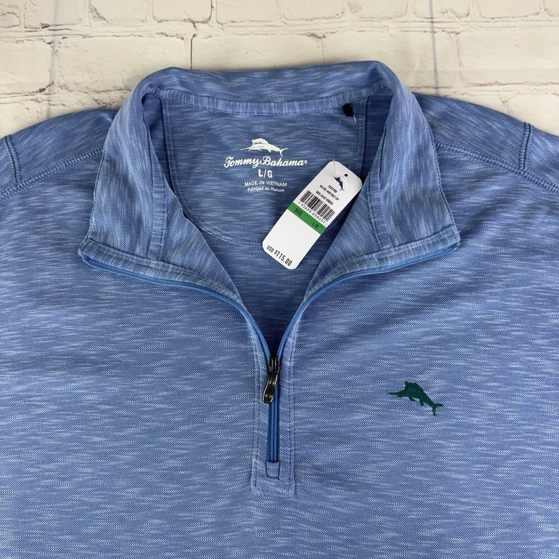 New Tommy Bahama Via Del Mar Half Zip Tencel Lightweight Pullover Men's Large gallery
