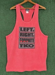 Rare VTG 80’s TKO Technical Knockout Boxing Muscle Tank Top Men’s Small USA Made