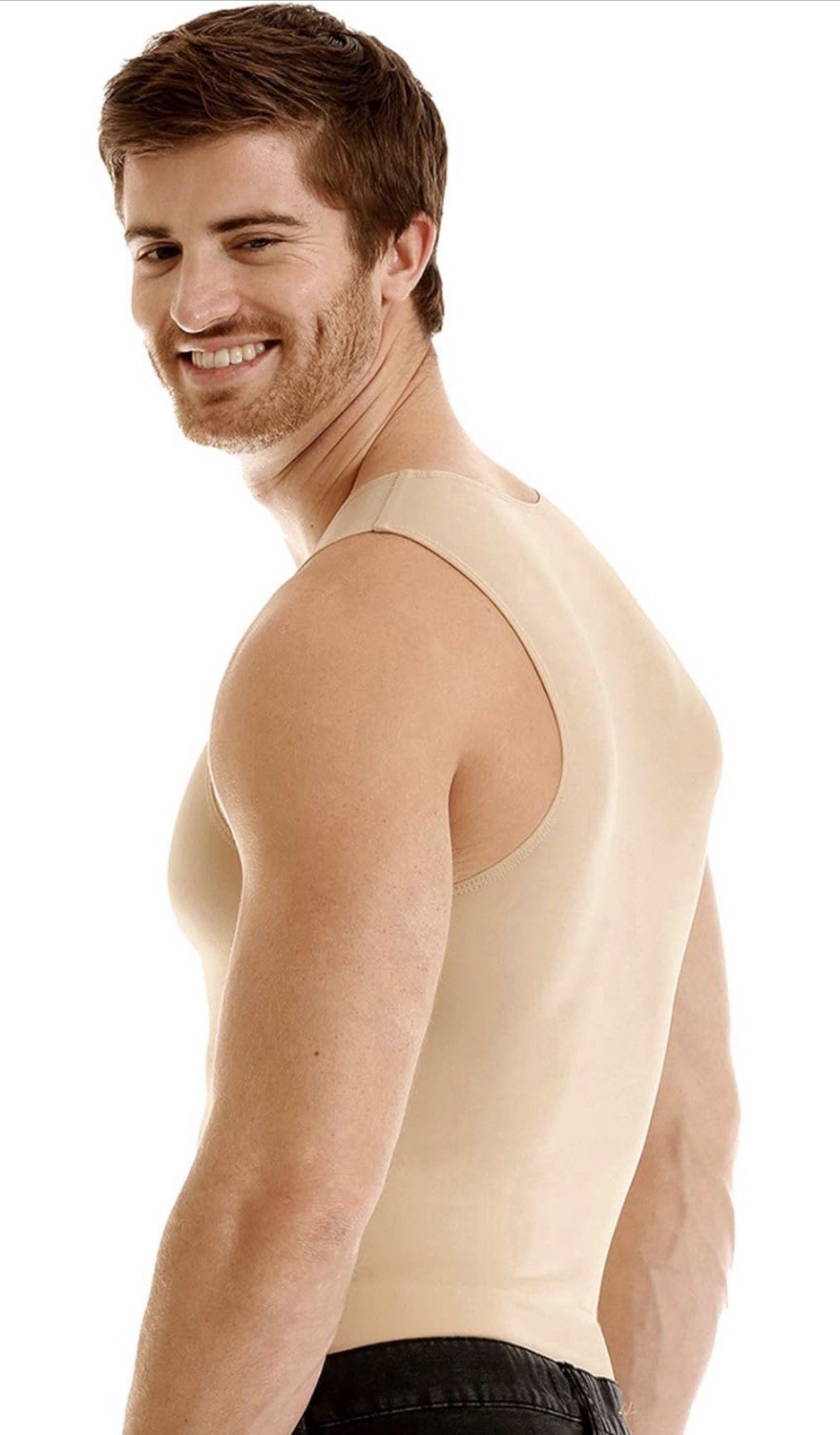 Insta Slim -Made in USA- Firm Compression Tank Top Slimming Shapewear for Men XL gallery