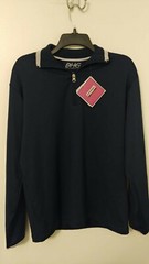 DUTCH HARBOR GEAR Wicking 1/4 Quarter Zip Perth Pullover Shirt SZ S Blue QuickD