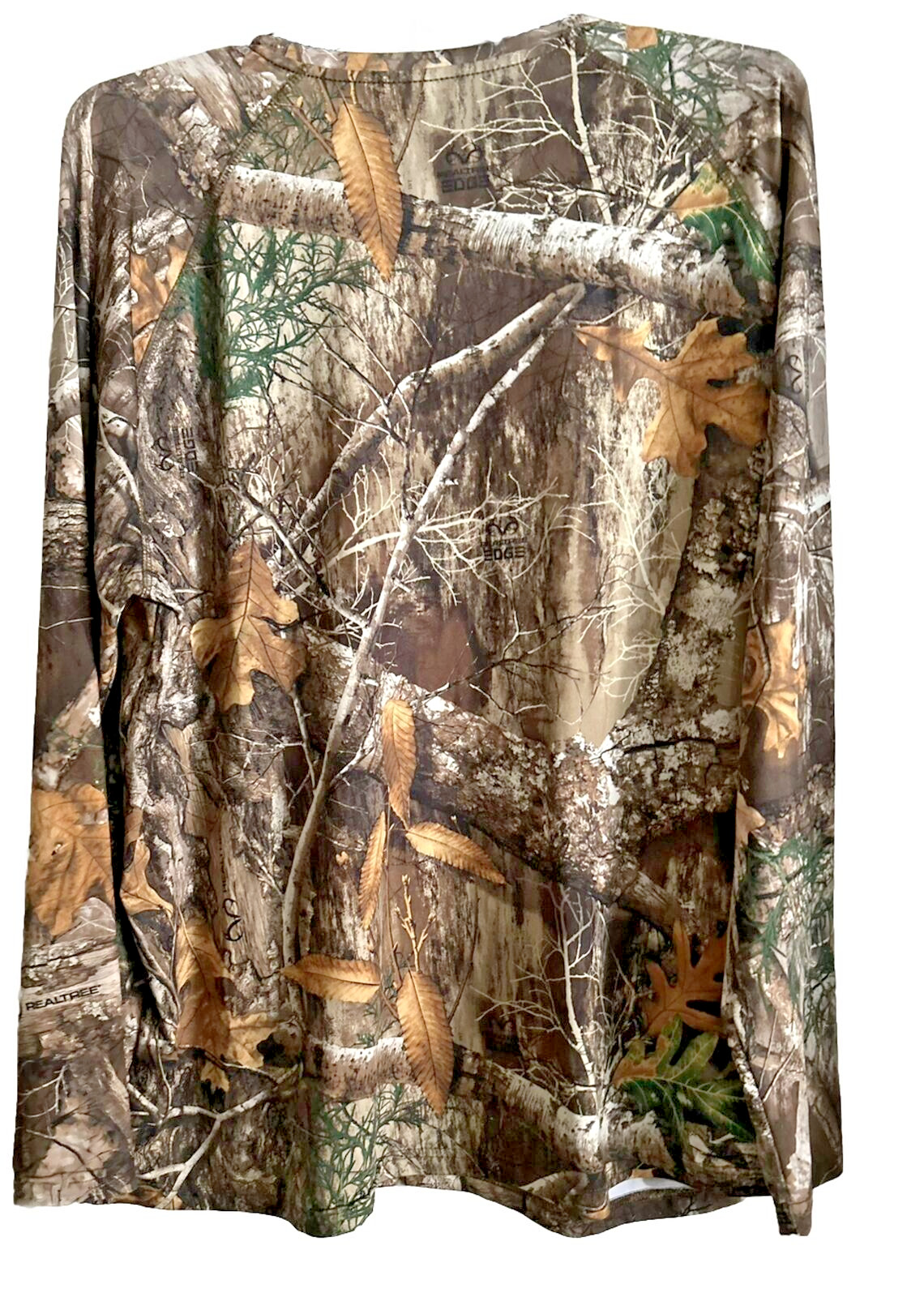 Realtree Xtra Camouflage￼ Men's Crew Long Sleeve Active Knit Top SPANDEX 3XL gallery