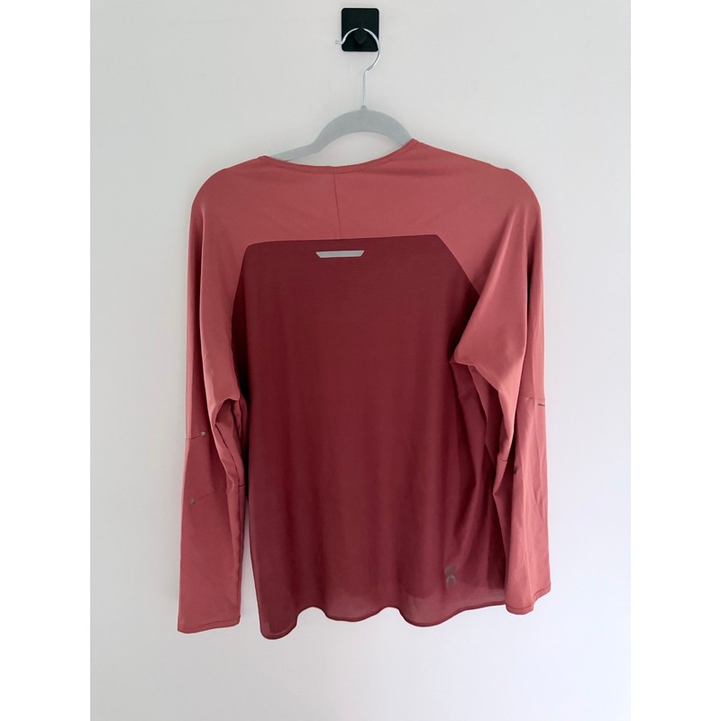 On Cloud Men's Performance Long Sleeve Auburn / Ruby-Size L gallery