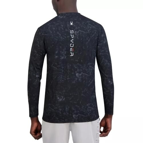 Spyder Men's Rash Guard, Black, L gallery