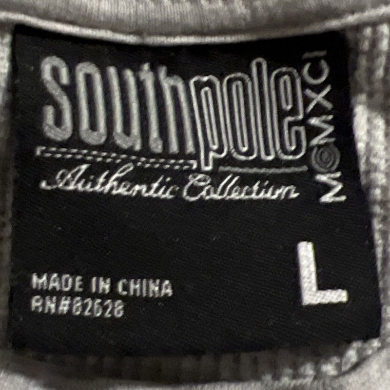 South Pole Authentic Collection L Gray Thermal Waffle Knit Long Sleeve Shirt gallery