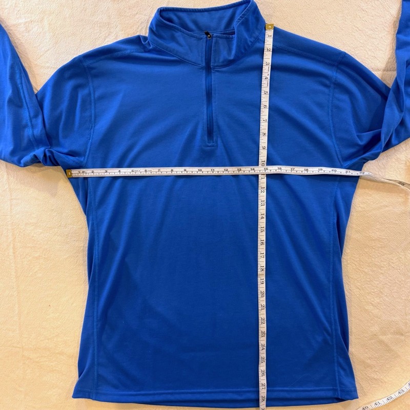 Arborwear Tech 1/4 Zip Pullover Mens M Cobalt Blue Drirelease Athletic Workwear gallery
