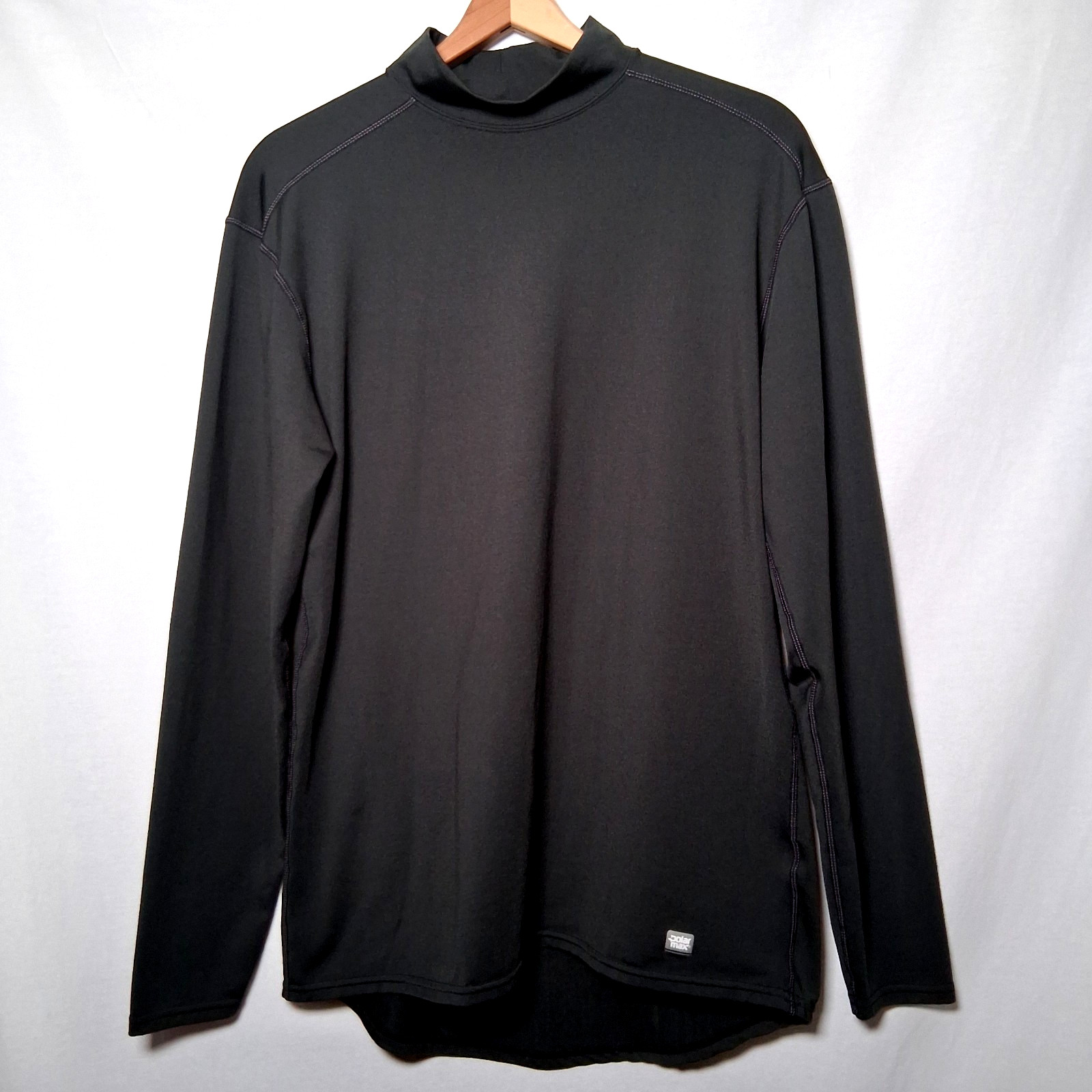 Polarmax Technical Base Layer Shirt XL Acclimate Dry Black Mock Neck Long Sleeve gallery
