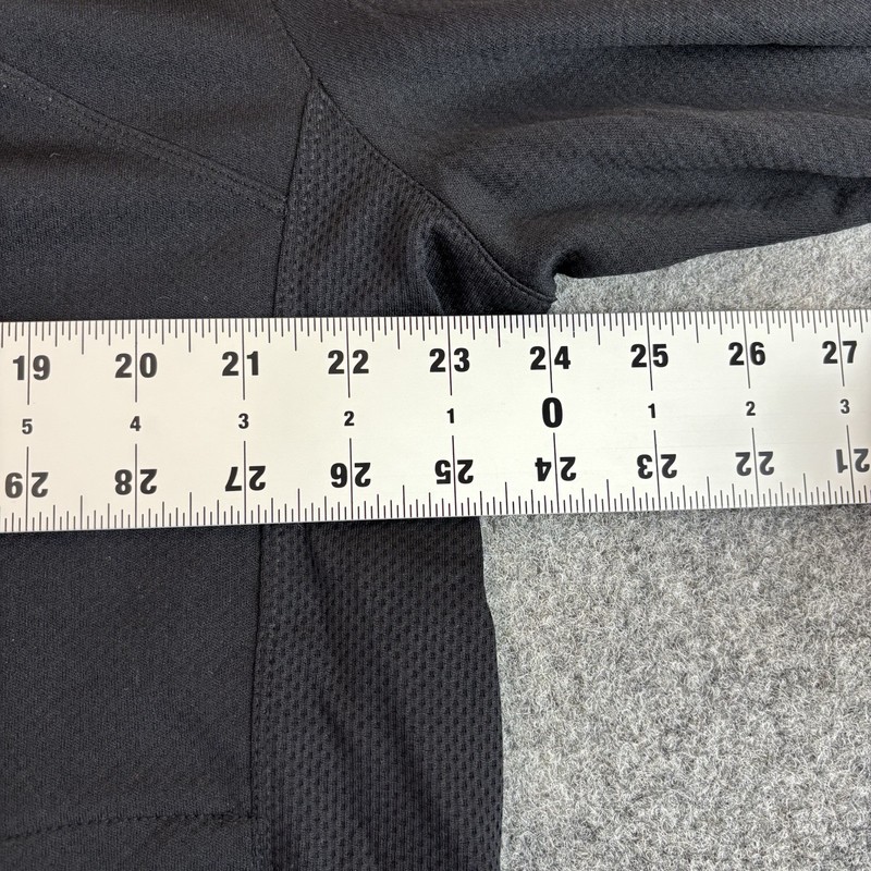 Tek Gear Pullover Mens Large Quarter Zip Performance Black Athletic Long Sleeve gallery