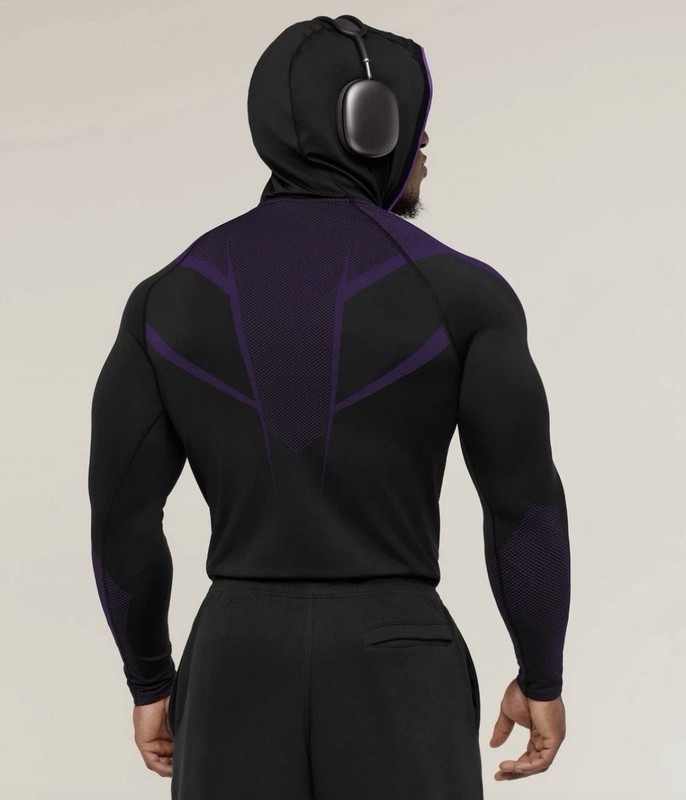 Gymshark Onyx V5 Hoodie Purple/Black - Brand New | Size SMALL ✅ IN HAND ✅ gallery