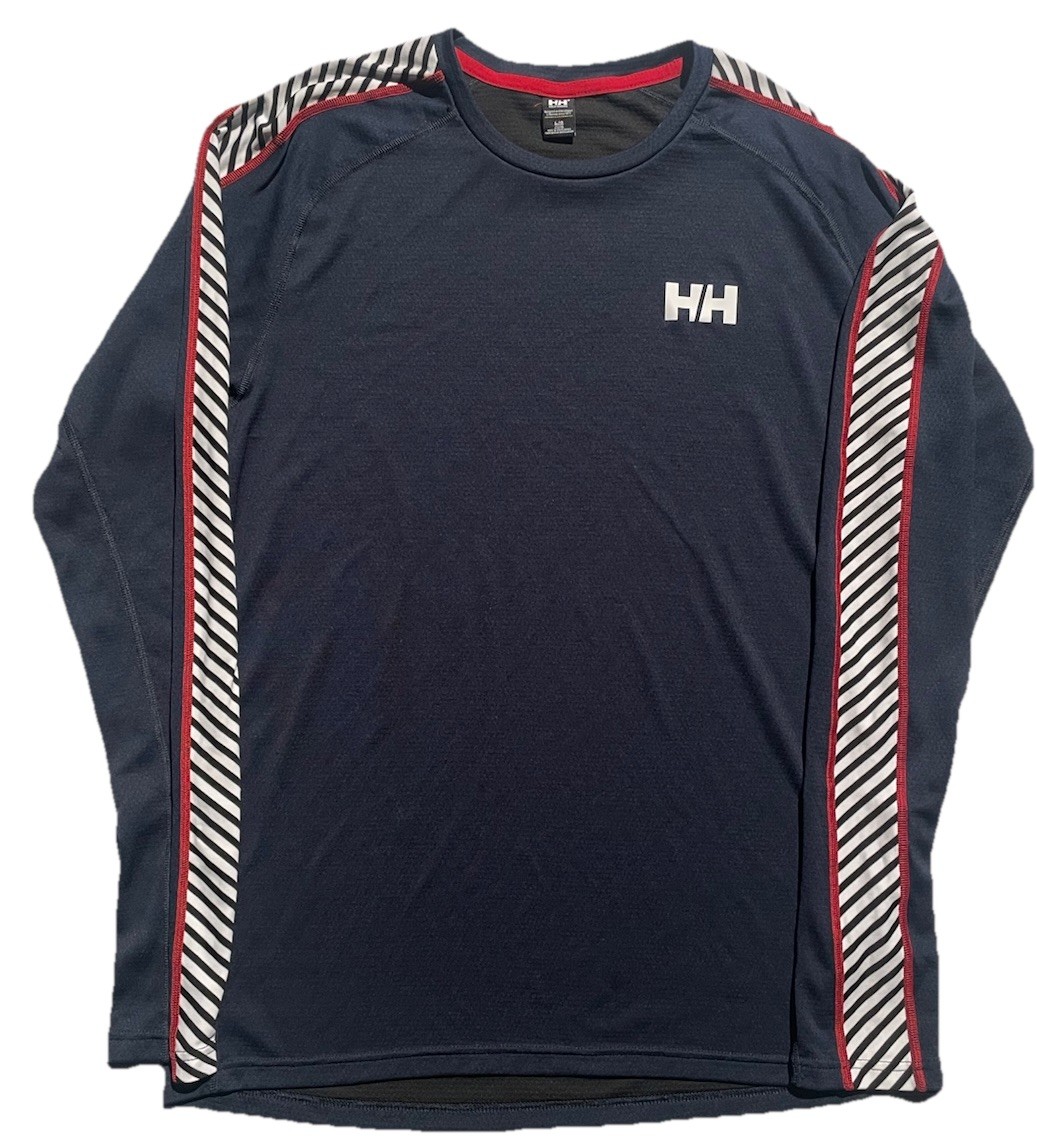 Helly Hansen LIFA Active Stripe Crew Base Layer Mens Large Ski Thermal gallery