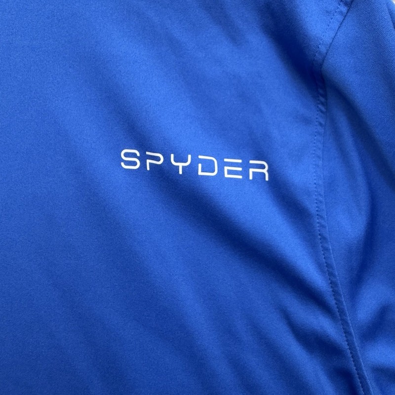 Spyder 1/2 Zip Pullover Mens Royal Blue Size Large Tech Ski Composition Sport gallery