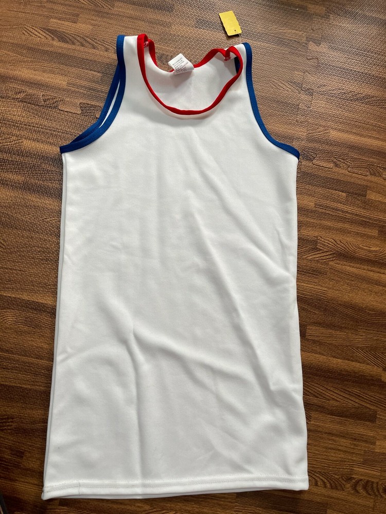 Lot of 4 Pcs Empire Sporting Goods Jersey Tank Top White Size Large