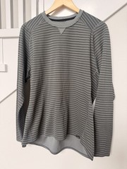 Men’s Patagonia Polartec Capilene 3 Long Sleeve Shirt Base Layer Size Large Grey