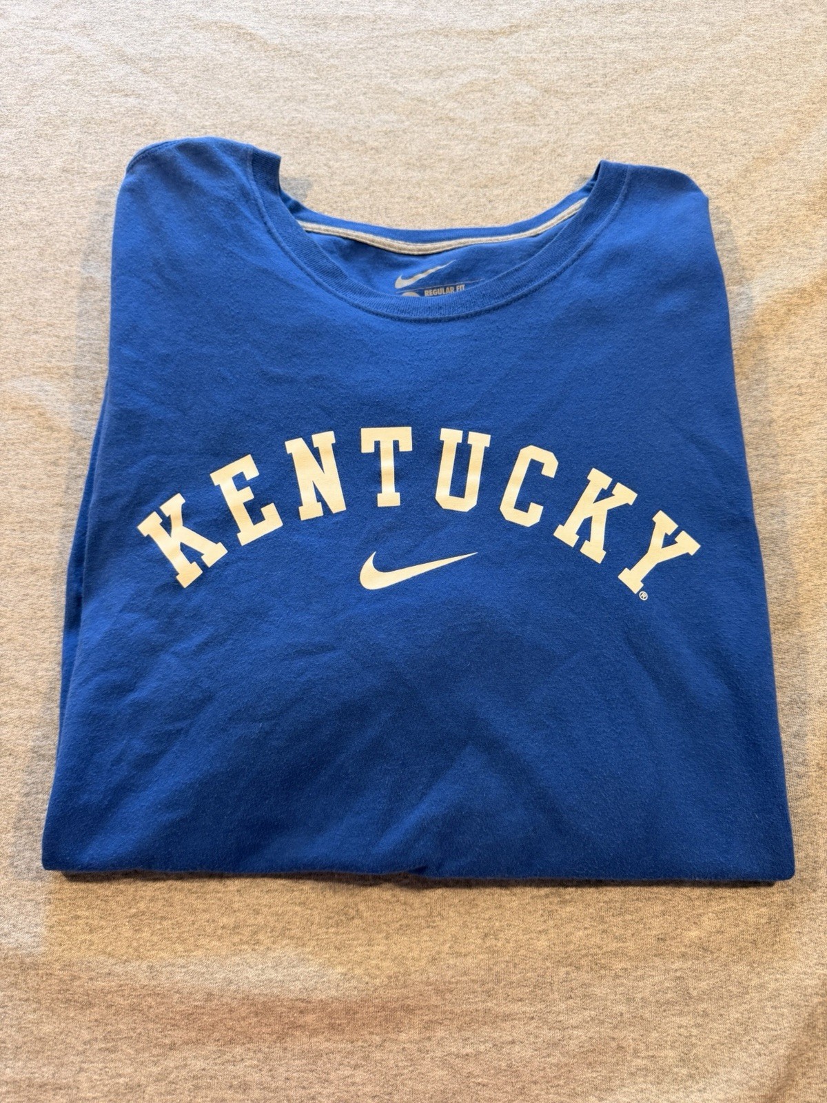 Mens NIKE Kentucky Shirt 3X Regular Fit XXXL Basketball Football Blue White gallery