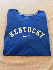 Mens NIKE Kentucky Shirt 3X Regular Fit XXXL Basketball Football Blue White