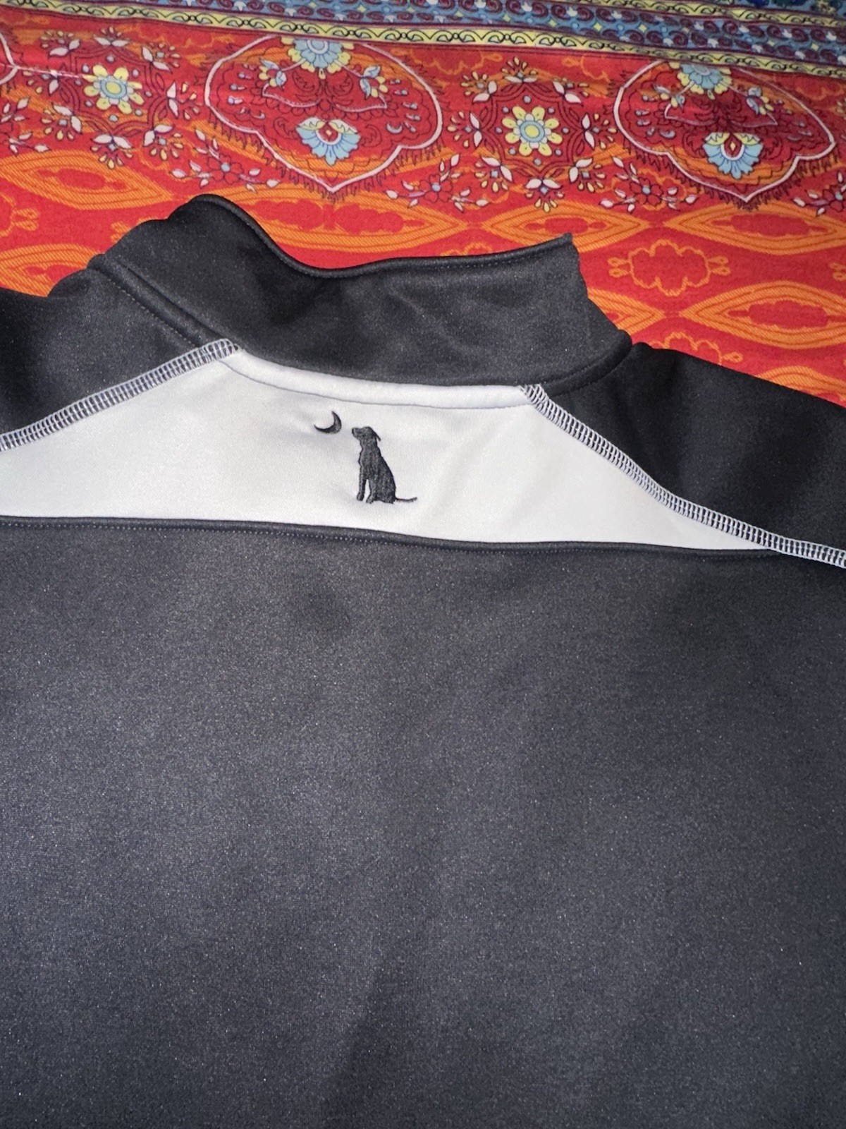 Local Boy Outfitters 2X Black Mock Neck Quarter Zip Pullover Long Sleeve Top gallery