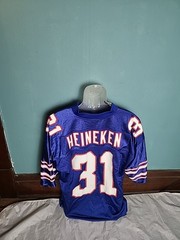 Vintage Reebok Y2K Heineken Promo Nylon NFL Jersey Buffalo Bills Men’s XL #31