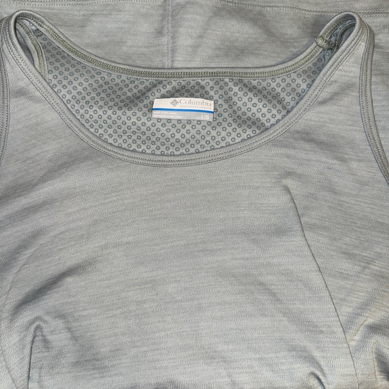 Columbia Grey Heathered Tank Top Sleeveless Shirt Women's Size Large gallery