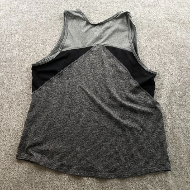 Champion Mens Activewear Top Large Performance Vapor Tank Top Gray Athleisure gallery