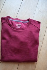 Rust Brick Red KARBON Thermolite LS Pullover Stretchy Shirt Medium