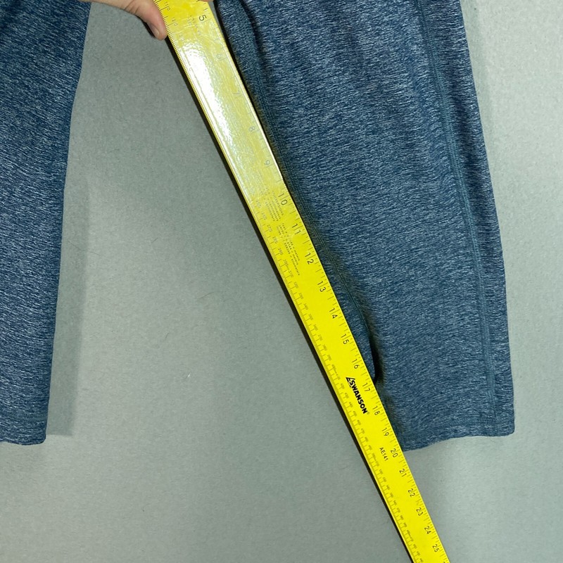 Lululemon Men's Long Sleeve Base Layer Stretch Shirt Blue Active L / XL Heather gallery