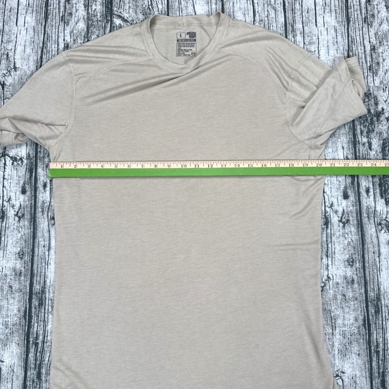 Massif FR Flame Resistant T-Shirt Men's Large Tan Cocona Made USA gallery