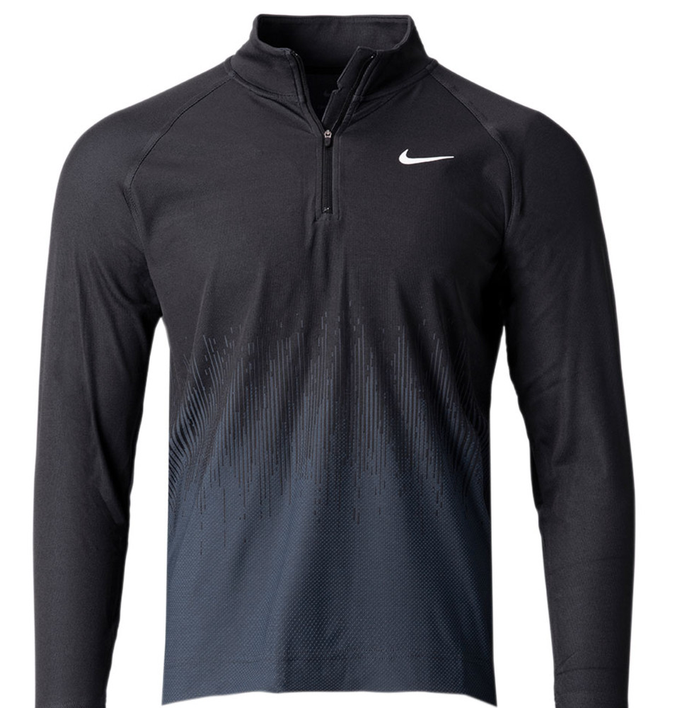 Nike Golf Men's Tour Dri-FIT Advanced Half Zip Pullover Black FD5833 - 010 NWT