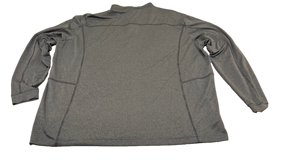 Columbia Golf Omni-Wick 1/4 Zip Pullover Mens 3XL Gray Long Sleeve Jacket gallery