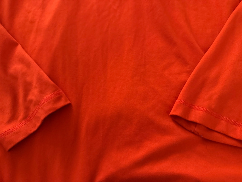 Reebok 1/4 zip Dri Fit pullover Mens Size XL orange pullover gallery