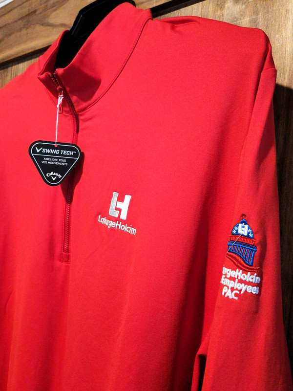 NWT Callaway Golf Swing Tech Mens Size XL Thermal UPF 50 Pullover Activewear gallery
