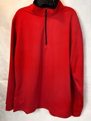Nike Dri Fit Golf Pullover 1/4 Zip Red