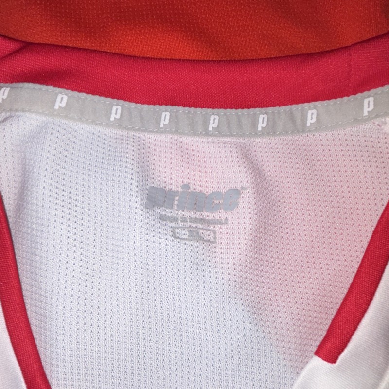 Prince Men's 3-Pack Mesh Polyester Crew Neck T-Shirts Red/White/Blue XL-XXL gallery