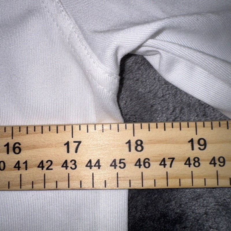New Balance Wow Factor Baseball Athletic T-Shirt White Mens Small #14 Graphic gallery