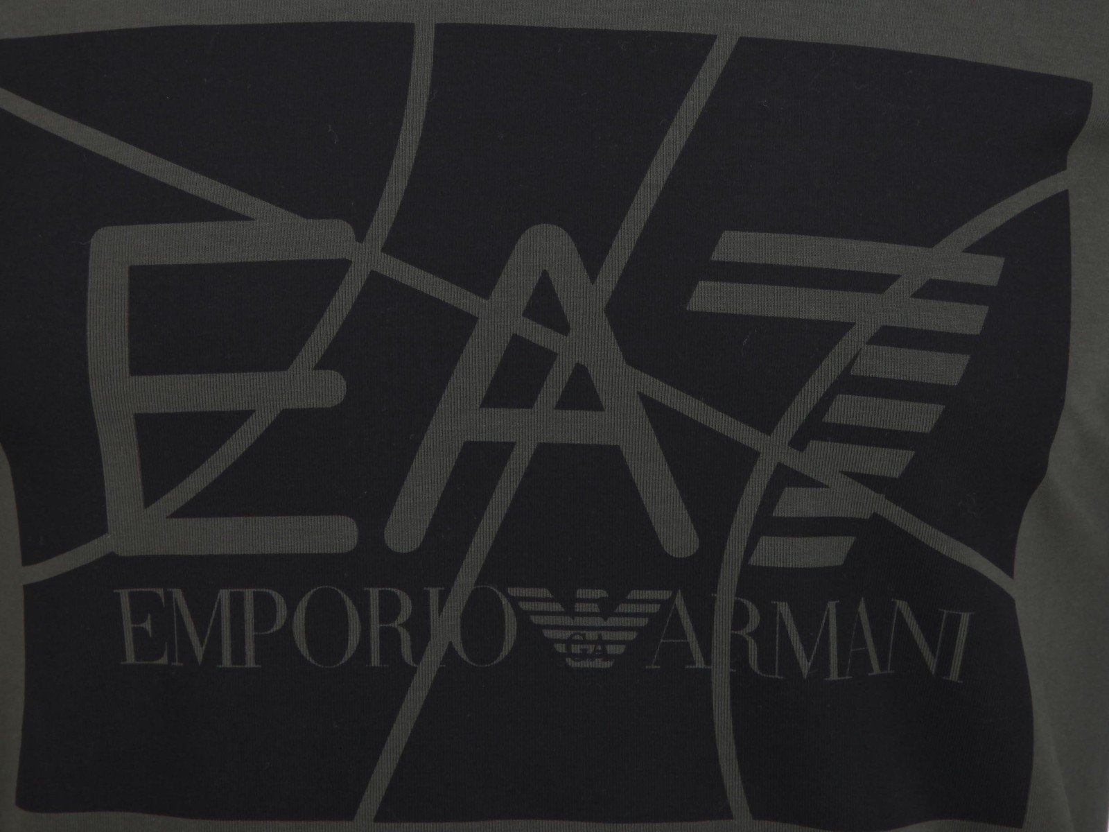 Emporio Armani EA7 Long Sleeve T-Shirt Tee Sweatshirt Crew Neck Green Size M gallery