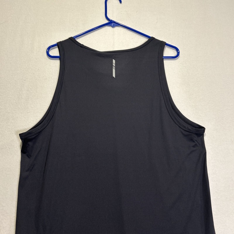 DSG Men’s Tank Top Pure Black Size Large Running Training Gymwear Activewear gallery