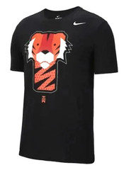 MEN’S NIKE TIGER WOODS ORIGINAL FRANK GOLF LOGO TEE SHIRT BLACK – MEDIUM – NEW