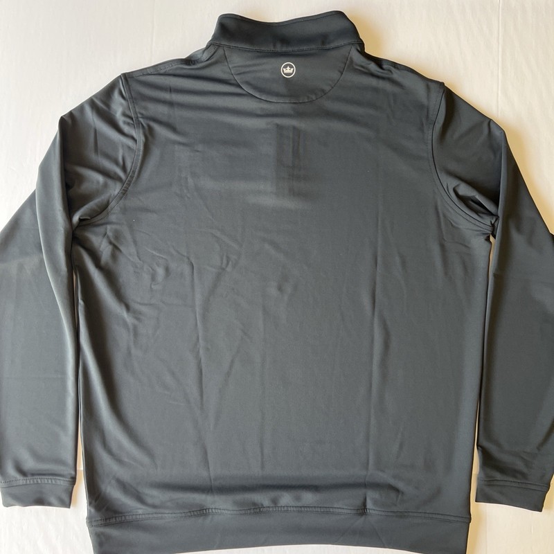 Peter Millar Crown Sport Perth Performance 1/4 Zip Pullover Men's M Black NWT gallery