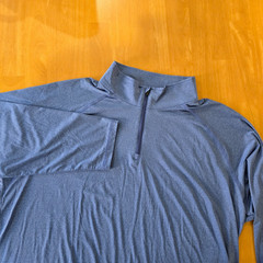 F/X Fusion Men’s Long Sleeve 1/4 Zip Performance Pullover Golf Blue Size XXL