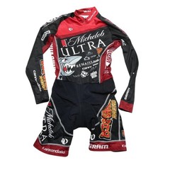 Pearl Izumi Elite Cycling Skinsuit Mens Medium Black Long Sleeve Jersey