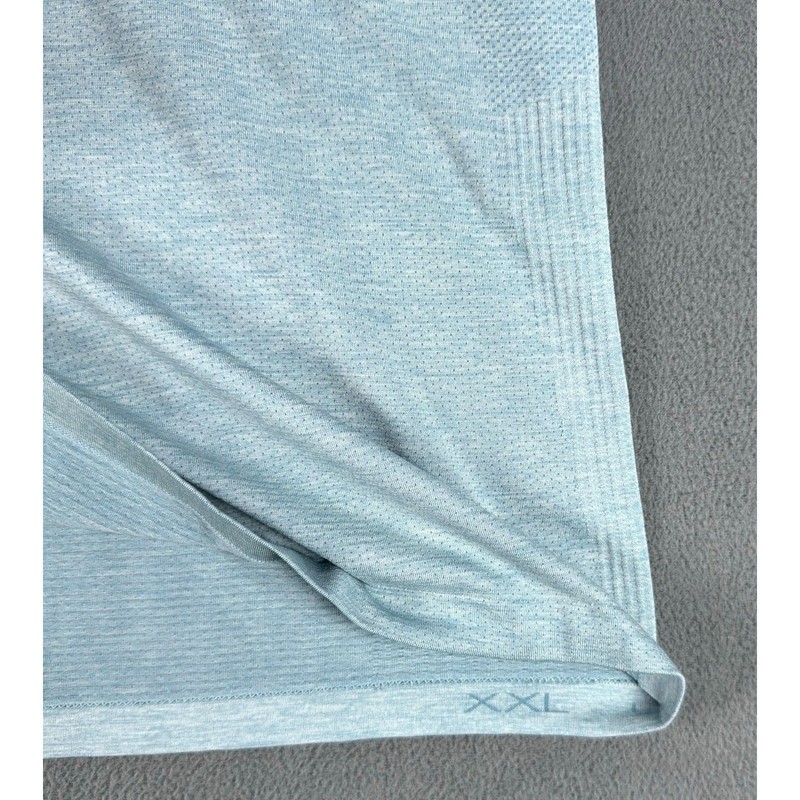Lululemon Tank Top Mens 2XL Blue Metal Vent Tech Performance Gym Yoga Lounge gallery
