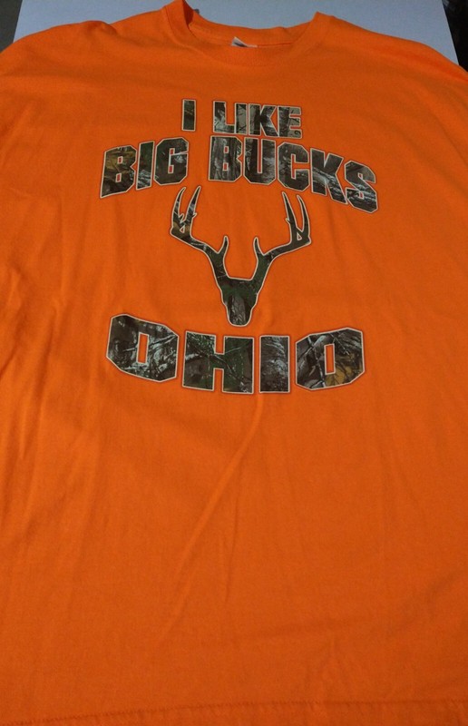 Pre Owned I Like Big Bucks Ohio Orange Deer 🦌 Hunter Shirt Adult 2xl Camouflage gallery