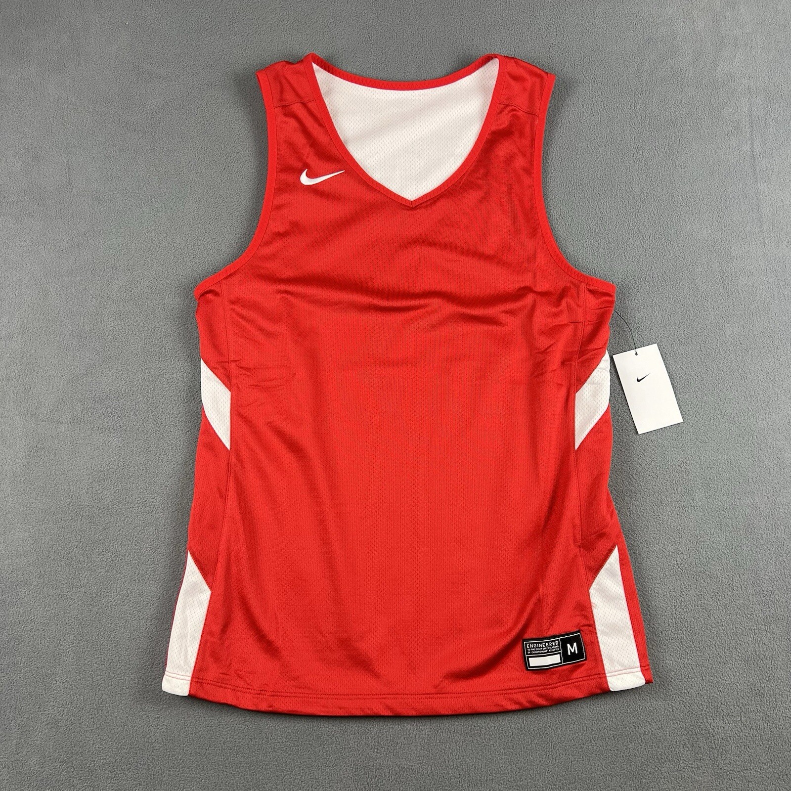 Nike Stock Fadeaway Shirt Mens Medium Reversible Basketball Jersey Tank Top gallery
