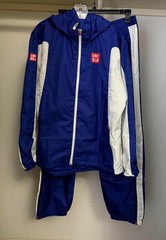 RARE UNIQLO DJOKOVIC TENNIS SIZE XL JAPAN(US L) JACKET FEDERER NISHIKORI VINTAGE