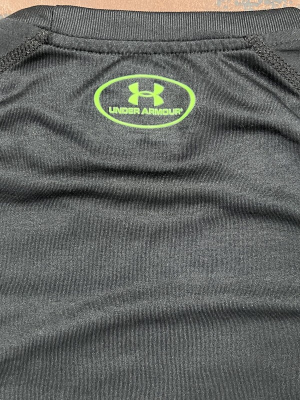 Under Armour Heat Gear Shirt Football Helmet Neon Loose Fit Adult Large gallery