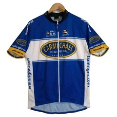 Giordana Carmichael Training Systems Cycling Biking Jersey Sz XL Full Zip Italy