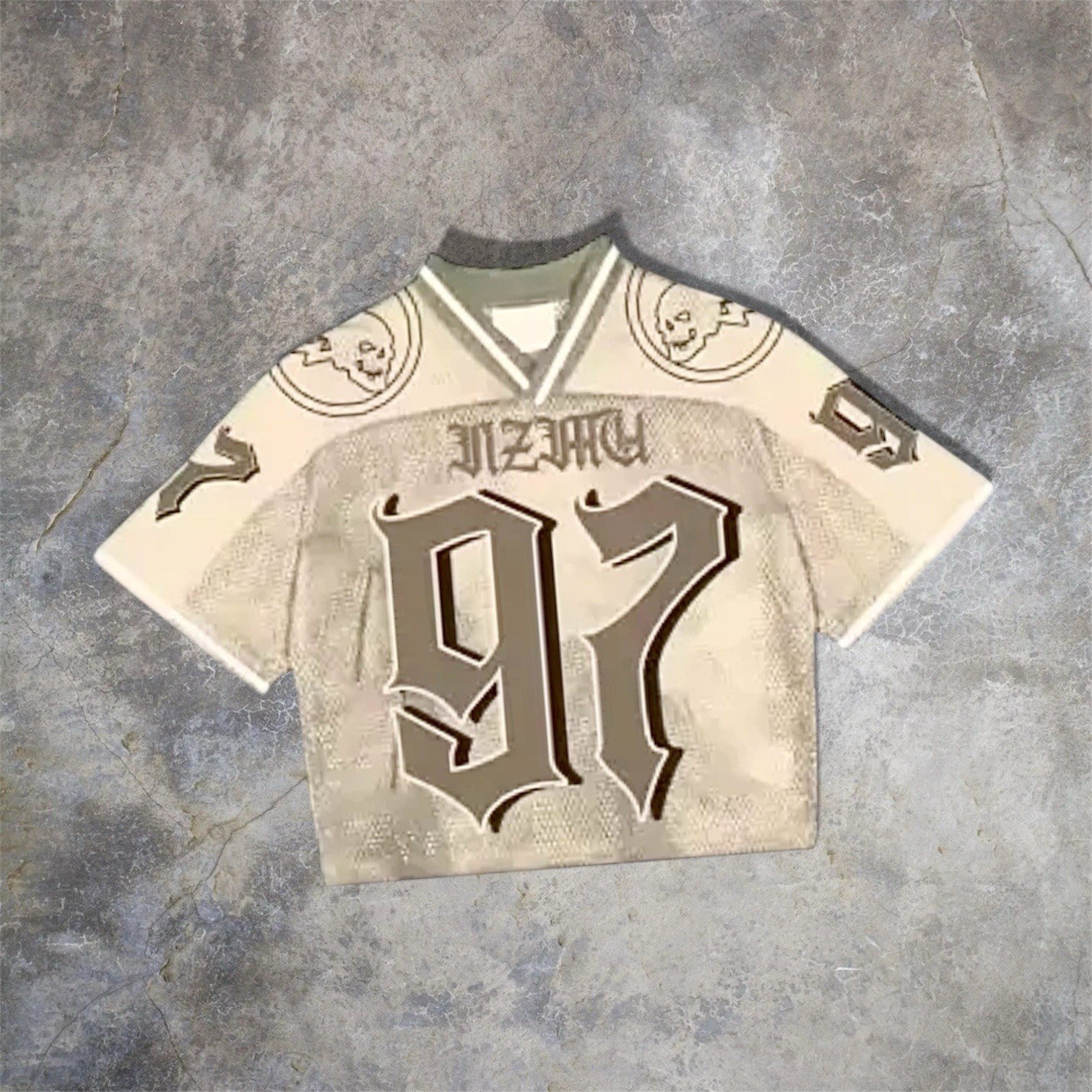 Cream and black Izzy Stradlin Men jersey #jersey #brown #style #2026 gallery