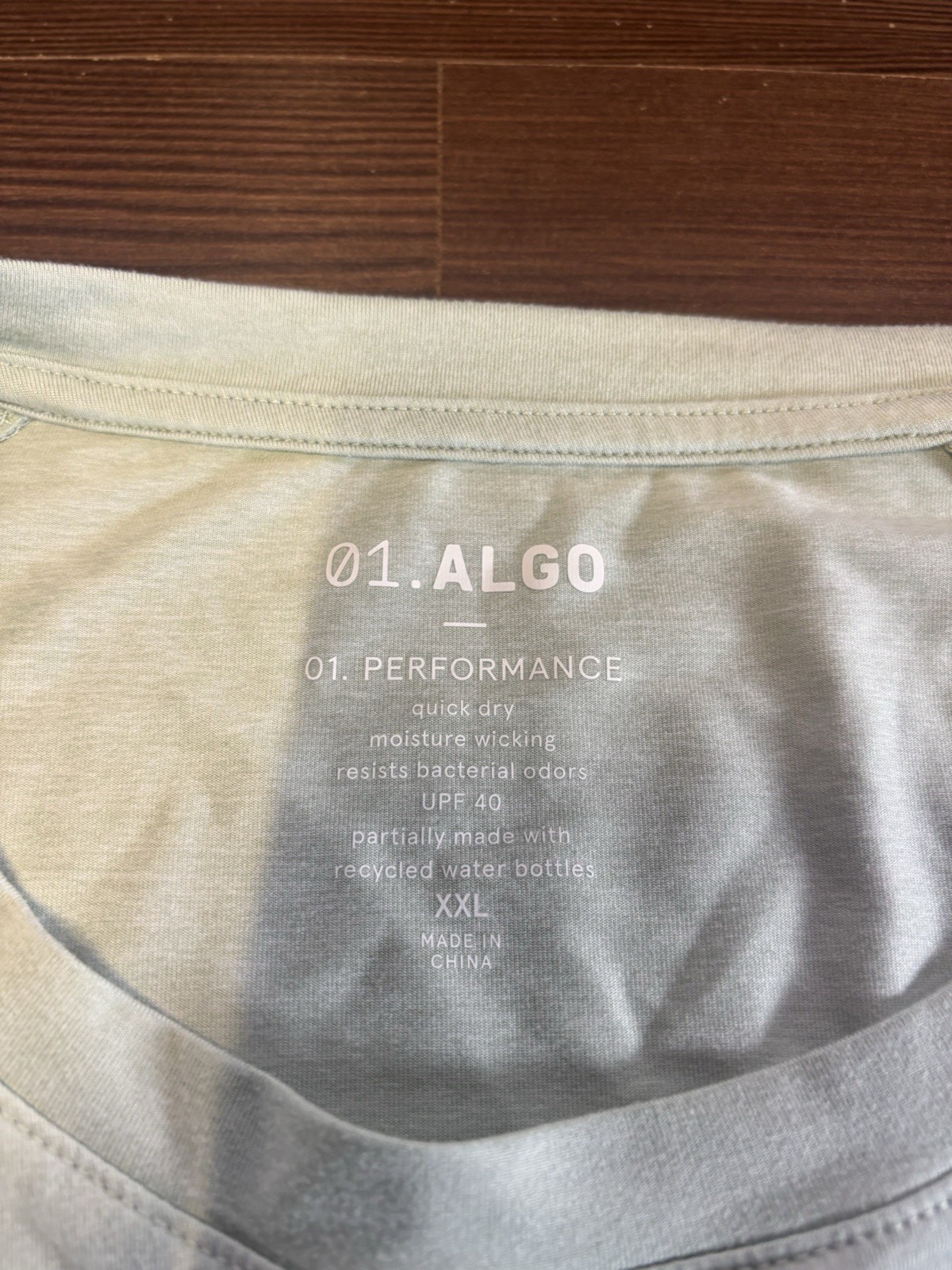 01.ALGO Shirt Men's XXL Performance Quick Dry Wicking UPF 40+ Anti-Odor L/S gallery