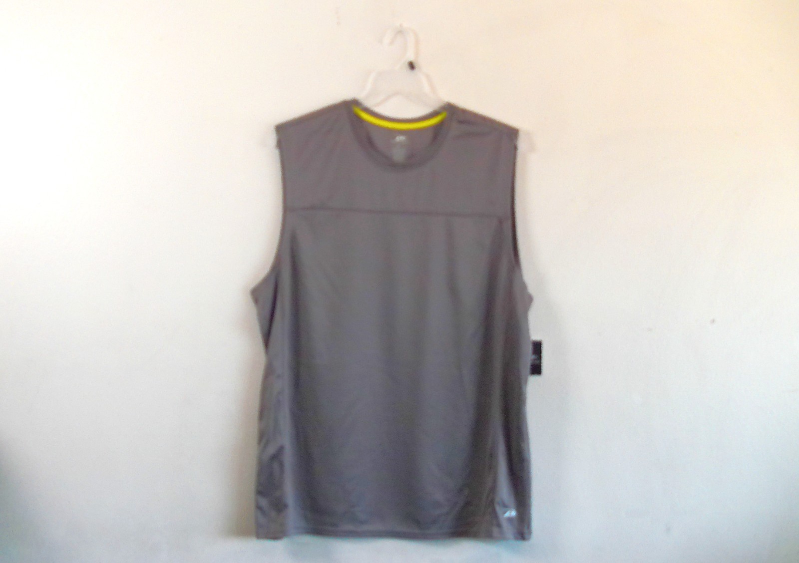 Pro Player Muscle Tank Top Men Sz XL NWT Sleeveless Moisture Wicking Gray gallery