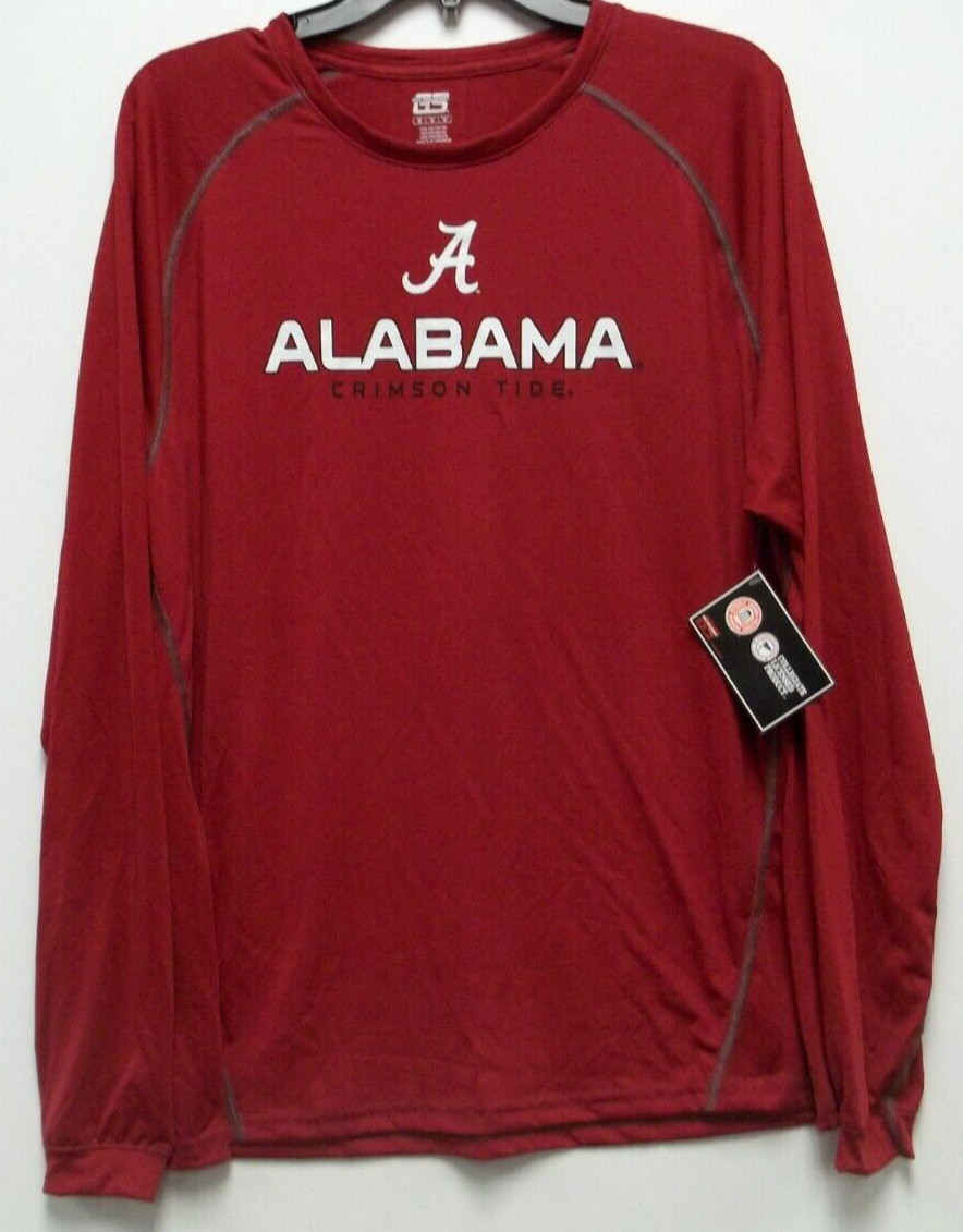 NCAA Alabama Crimson Tide Long Sleeve Shirt By Genuine Stuff- Men's M - New gallery